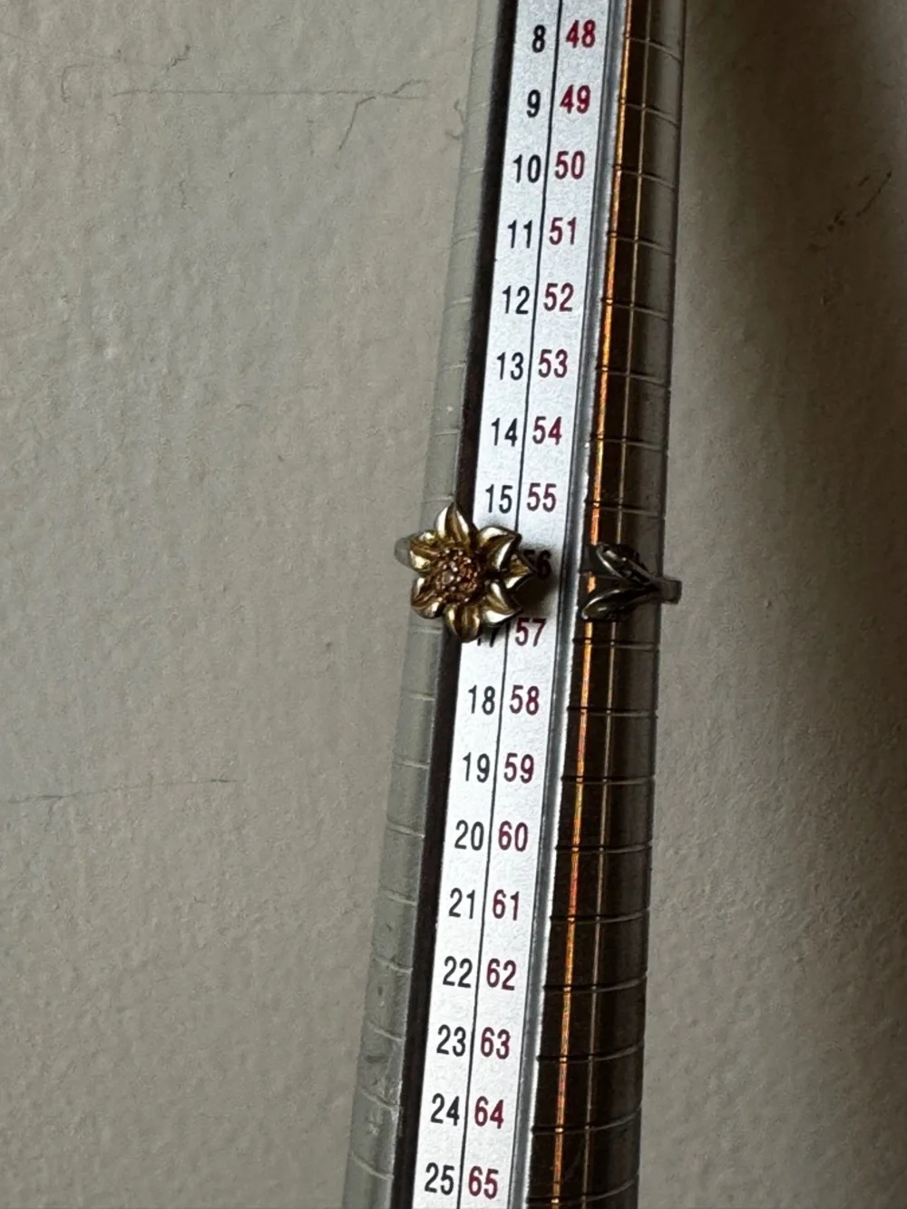 Adjustable Sunflower Wrap Ring | Fits Size 7 to 10+